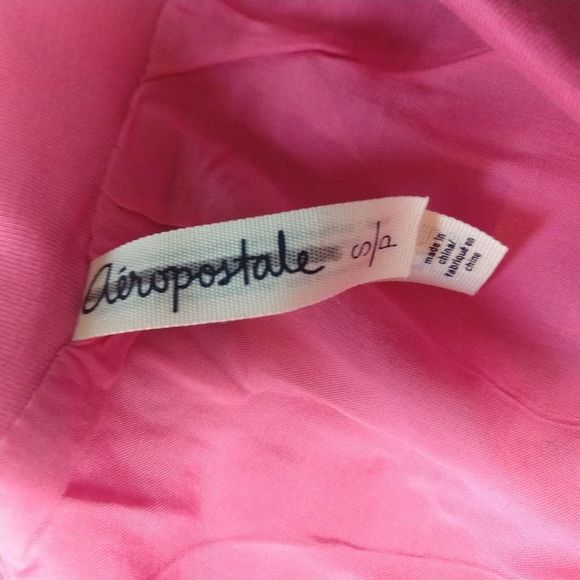 Aeropostale Pink Floral Overlay Skirt S/P - Picture 6 of 8